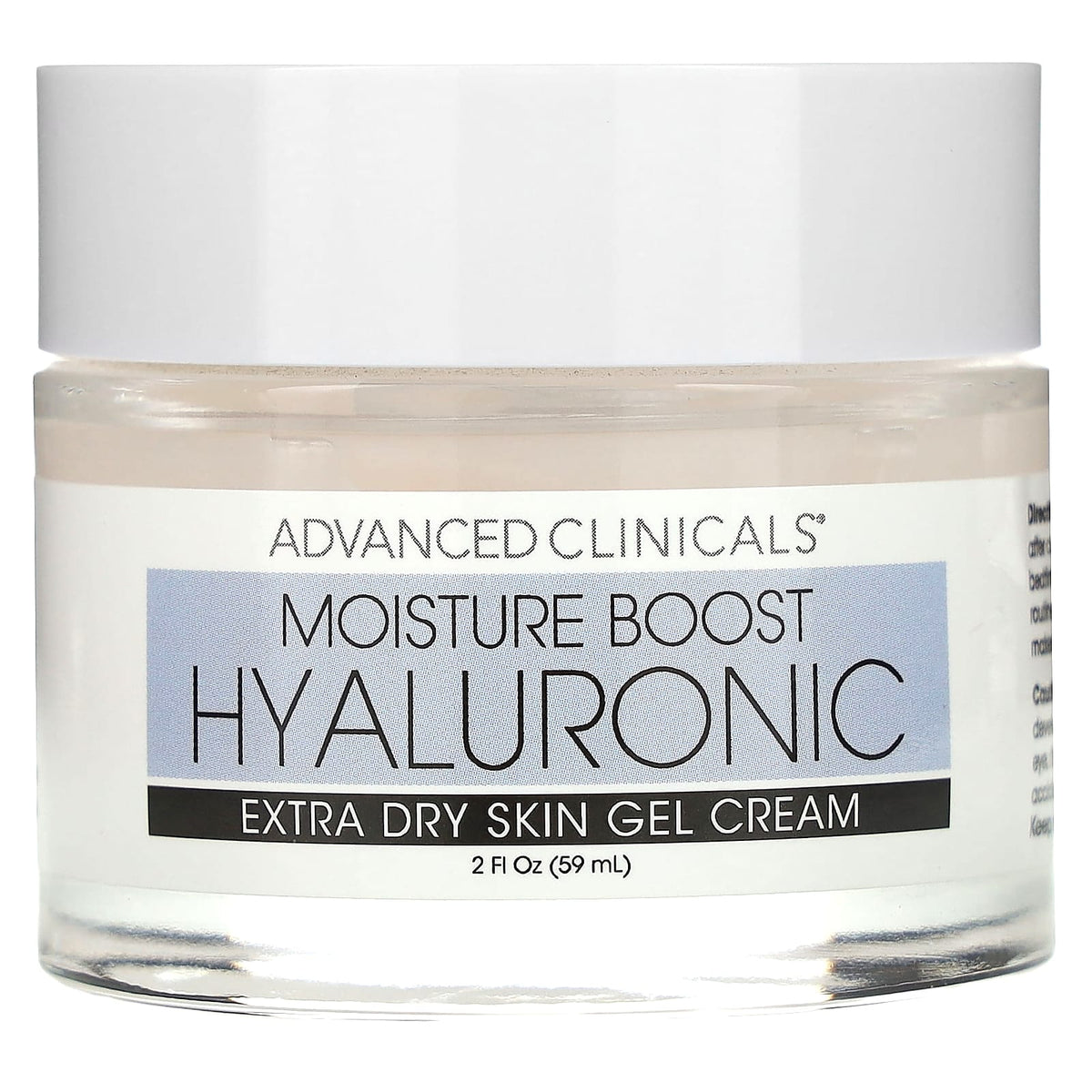 Advanced Clinicals Moisture Boost Hyaluronic Gel Cream 59 ml (2 fl oz) — product view