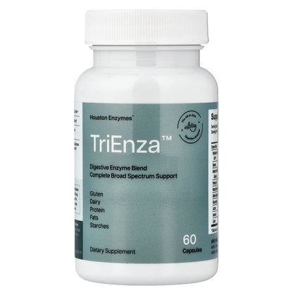 Houston Enzymes TriEnza Digestive Enzyme Blend, 60 Capsules