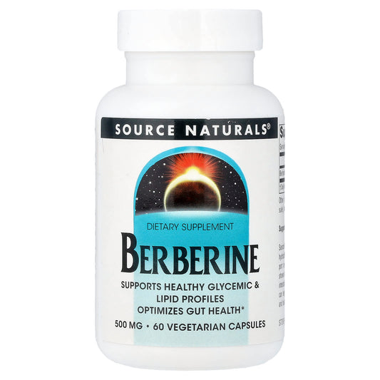 Source Naturals Berberine 500 mg, 60 Vegetarian Capsules