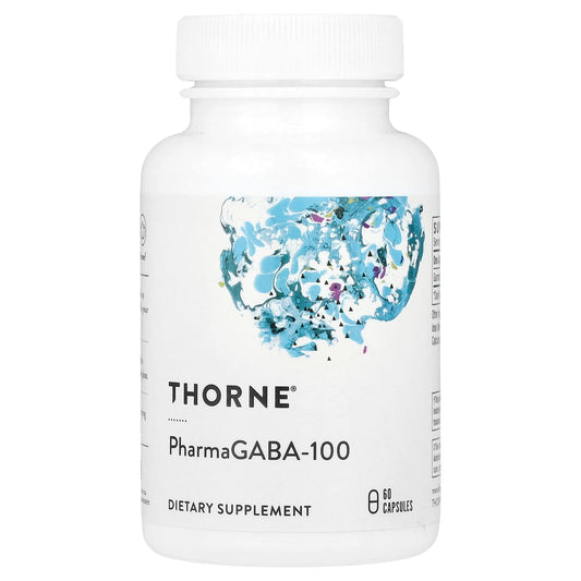 Thorne PharmaGABA-100, 100 mg, 60 Capsules