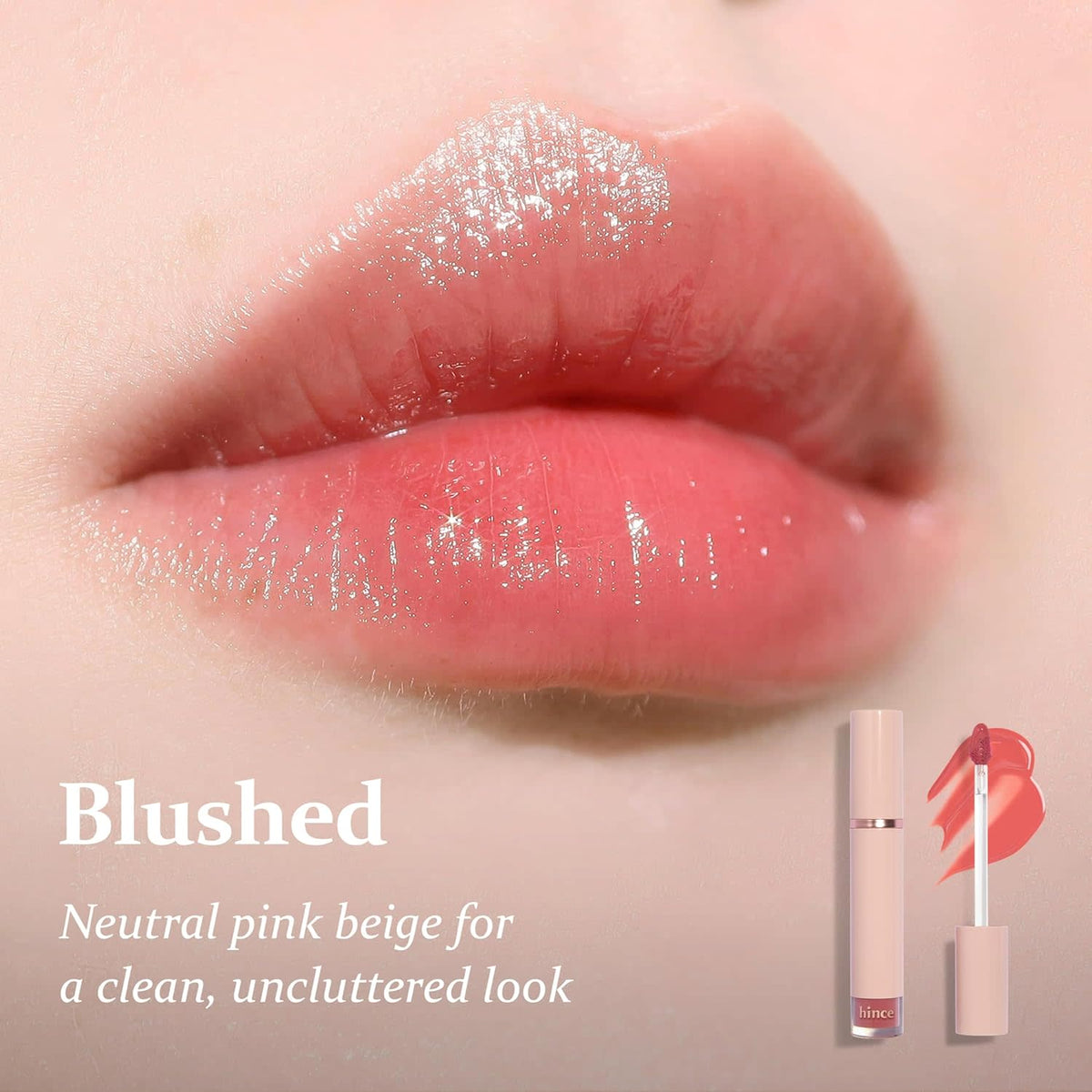 Hince Mood Enhancer Water Liquid Glow Lip Colour W011 Blushed 4 ml - view 6
