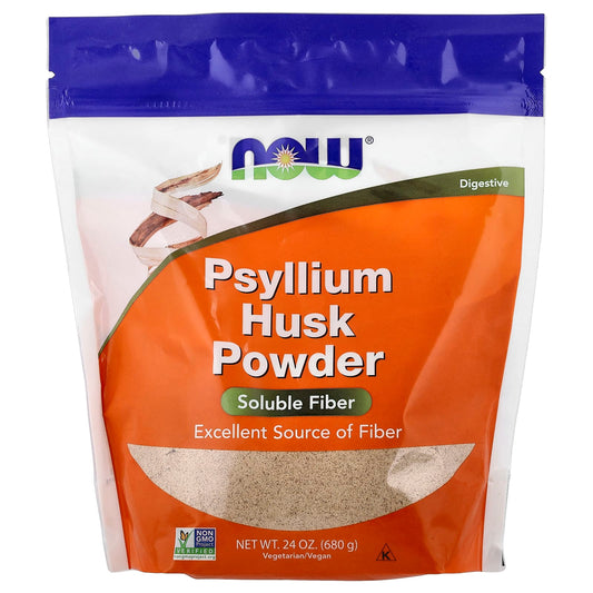 NOW Foods Psyllium Husk Powder 680 g (24 oz)