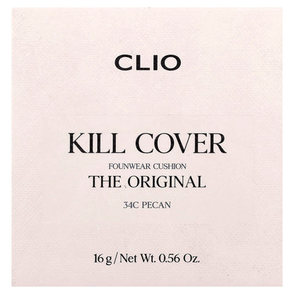 Clio Kill Cover FounWear Cushion 34C Pecan 16 g (0.56 oz) - view 2