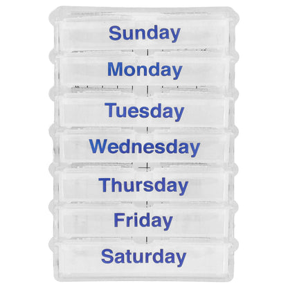 Ezy Dose Weekly Pill Planner, 4 Times a Day with Pop-Outs, 1 Count - view 3