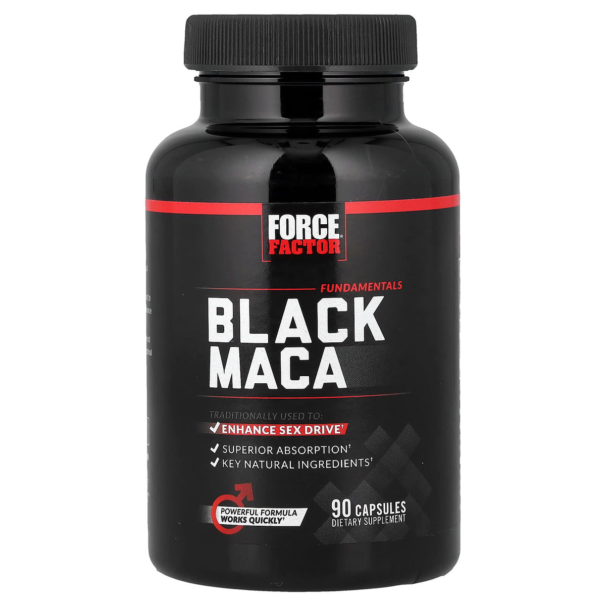 Force Factor Fundamentals Black Maca, 90 Capsules