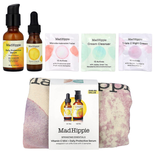 Mad Hippie Springtime Essentials Vitamin C Mini + Daily Protective Serum Kit