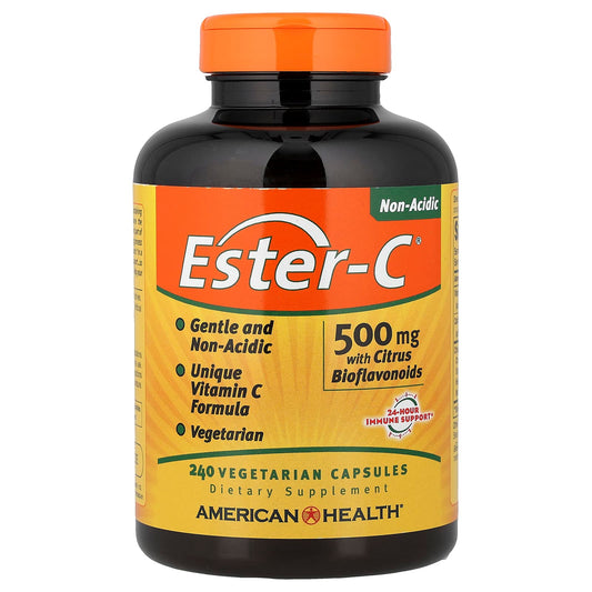 American Health Ester-C with Citrus Bioflavonoids, 240 Vegetarian Capsules