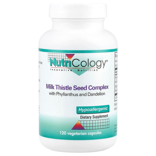 Nutricology Milk Thistle Seed Complex, 120 Vegetarian Capsules