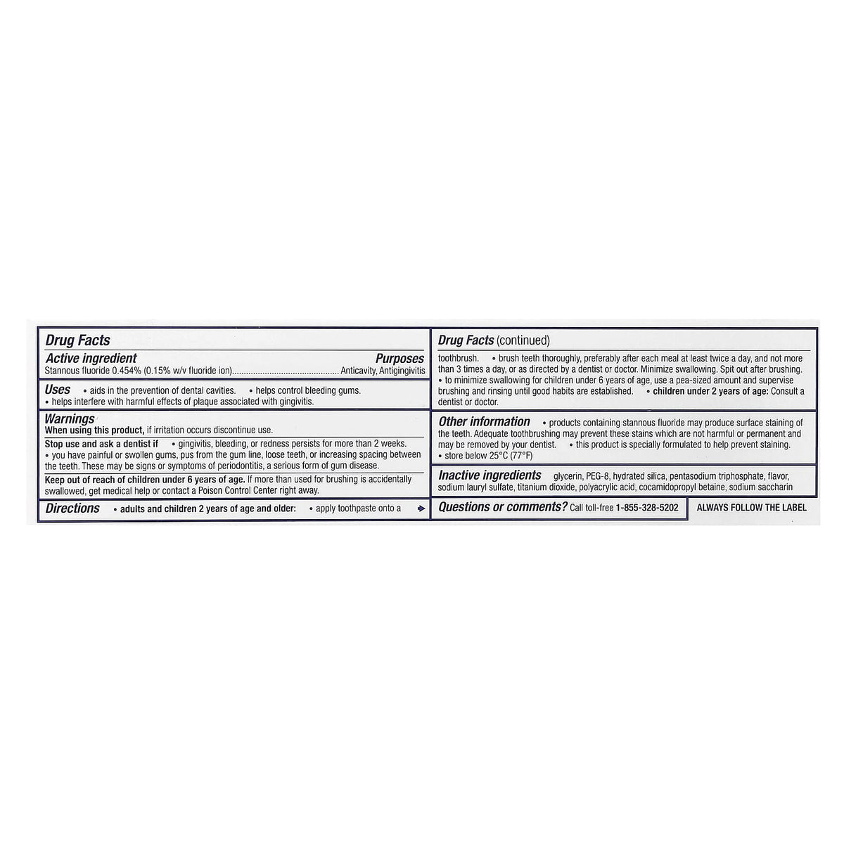 Parodontax Daily Fluoride Anticavity Toothpaste, Whitening, 96.4 g - view 3