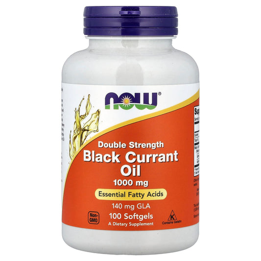NOW Foods Black Currant Oil, 1,000 mg, 100 Softgels