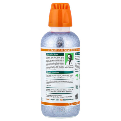 TheraBreath Whitening Fresh Breath Oral Rinse, Dazzling Mint, 473 ml (16 fl oz) - view 2