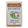 Auromere Ayurvedic Toothpicks, Neem Picks, 100 Pieces