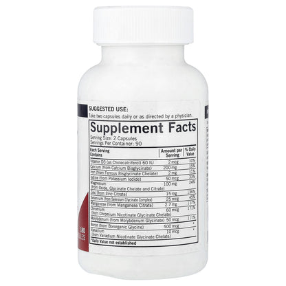 Kirkman Labs Advanced Mineral Support 180 Capsules - view 2