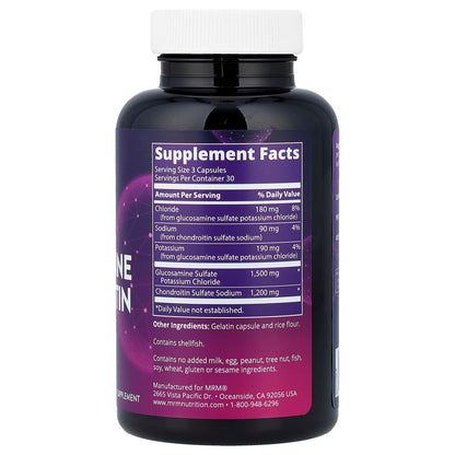 MRM Nutrition Glucosamine Chondroitin, 90 Capsules - view 2