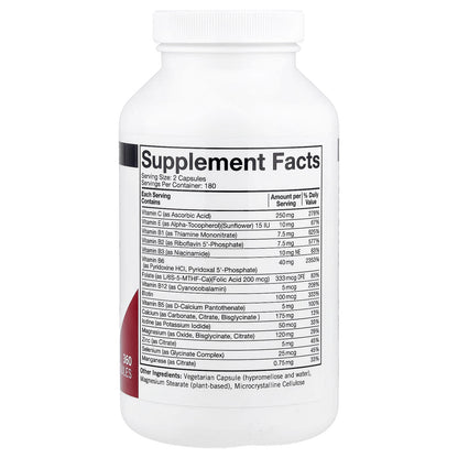 Kirkman Labs Super Nu-Thera With P5P Without Vitamins A & D 360 Capsules - view 2