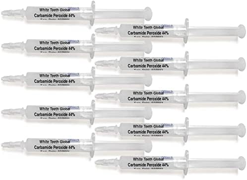 Teeth Whitening Gel Syringe Dispensers 44% Carbamide Peroxide Tooth Bleaching Gel Dispensers 10 pcs