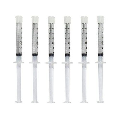 Teeth Whitening Gel 44% Carbamide Peroxide, 6 Tooth Bleaching Gel Syringes