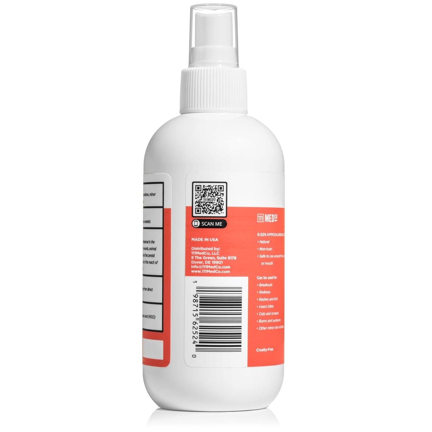 111MedCo 0.02% Hypochlorous Acid 8Oz. Spray