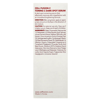 Cell Fusion C Toning C Dark Spot Serum, 30 ml (1.01 fl oz) - view 3
