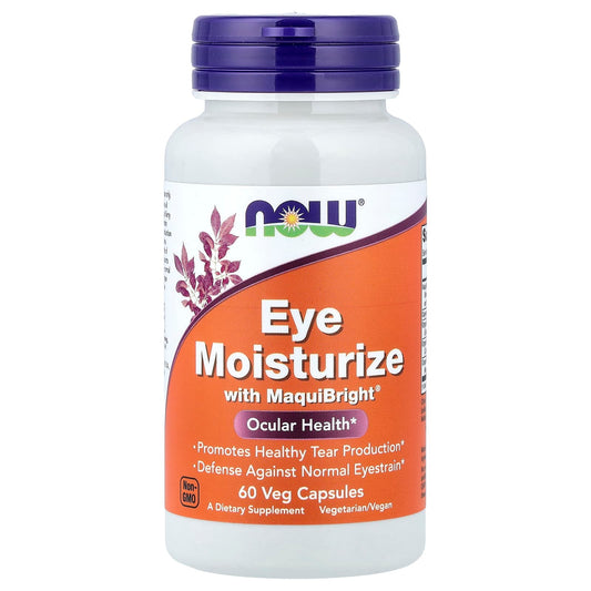 NOW Foods Eye Moisturize with MaquiBright, 60 Veg Capsules