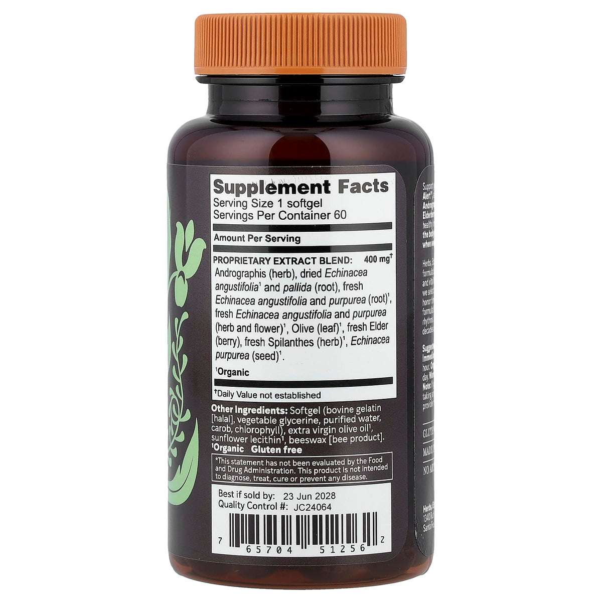 Herbs Etc. Immune Alert 60 Softgels - view 2