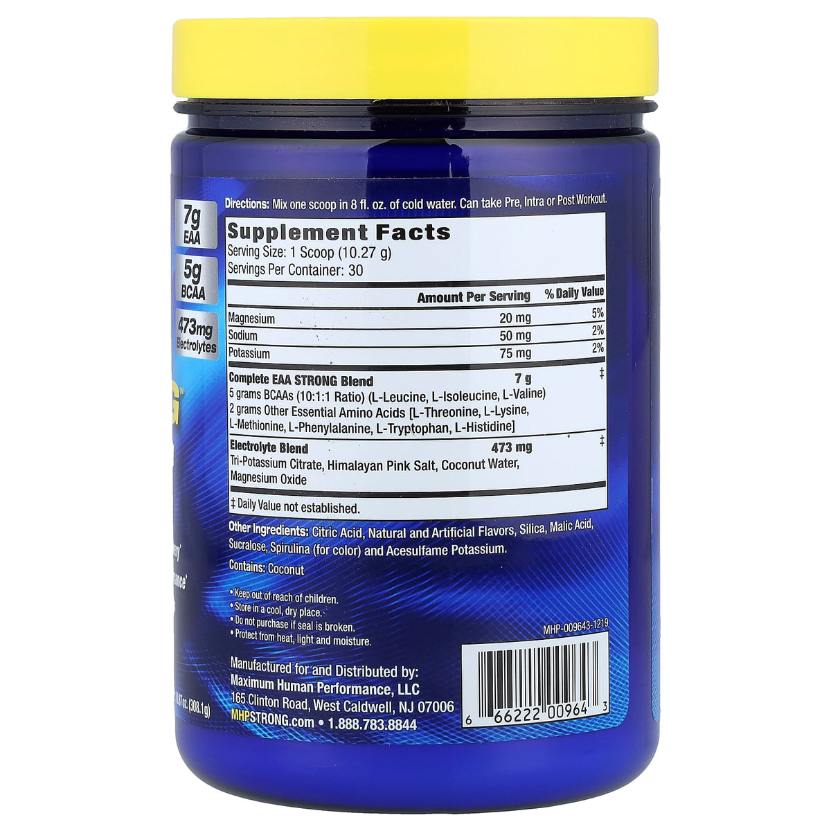 MHP EAA Strong Blue Raspberry 308.1 g - view 2