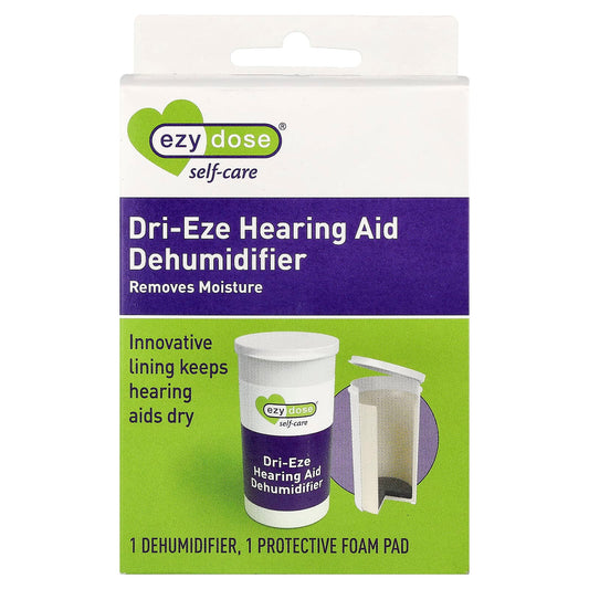 Ezy Dose Self-Care Dri-Eze Hearing Aid Dehumidifier Kit, 2 Piece Kit