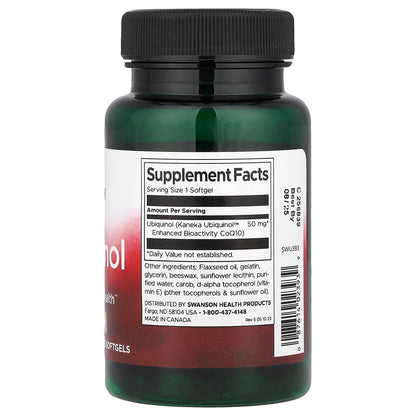 Swanson Vitamins Ubiquinol 50 mg 60 Softgels - view 2
