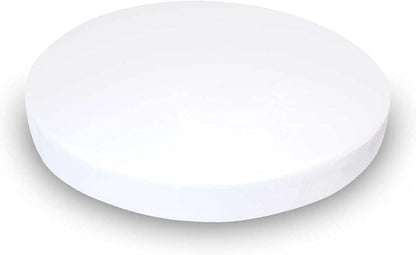 SheetWorld Round Cot Sheet, Solid White Jersey Knit, 42 x 42 in