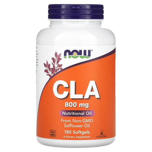 NOW Foods CLA 800 mg, 180 Softgels
