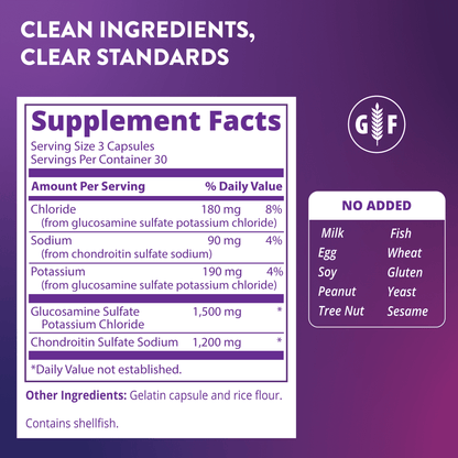 MRM Nutrition Glucosamine Chondroitin, 90 Capsules - view 3