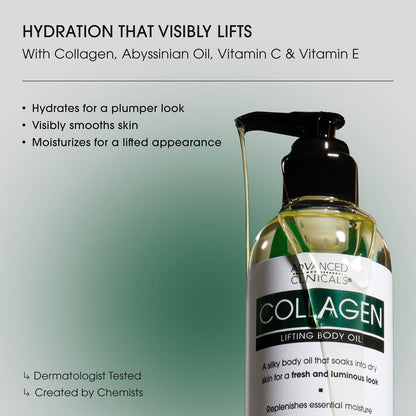 Advanced Clinicals Collagen Lifting Body Oil 355 ml (12 fl oz) - view 3