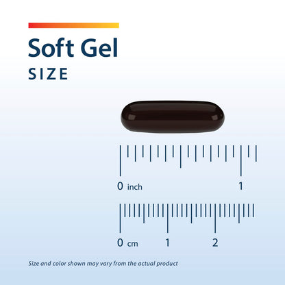 Carlson Enhanced Mobility Boswellia, Ginger, Cherry and Curcumin 120 Soft Gels - view 3