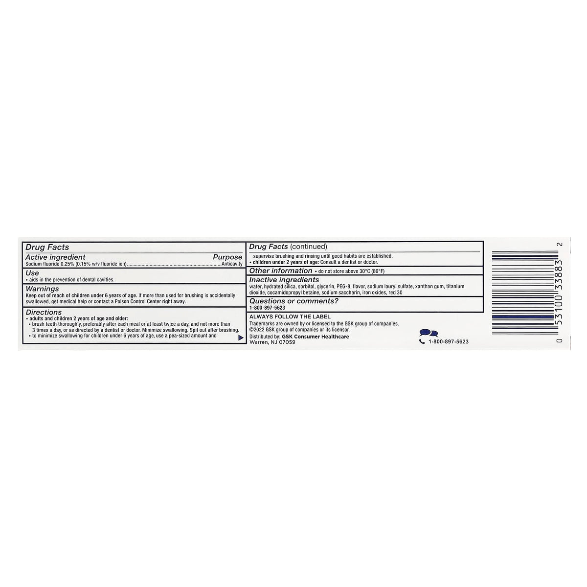 Aquafresh Extreme Clean Fluoride Toothpaste, Whitening, Mint Blast, 158.7 g - view 3