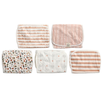 KeaBabies Urban Burp Cloths 5 Pack - view 3