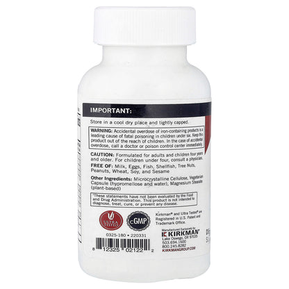 Kirkman Labs Advanced Mineral Support 180 Capsules - view 3