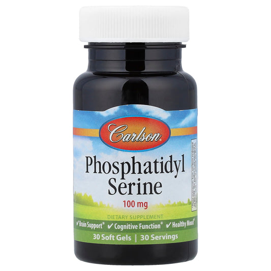 Carlson Phosphatidyl Serine 100 mg, 30 Soft Gels