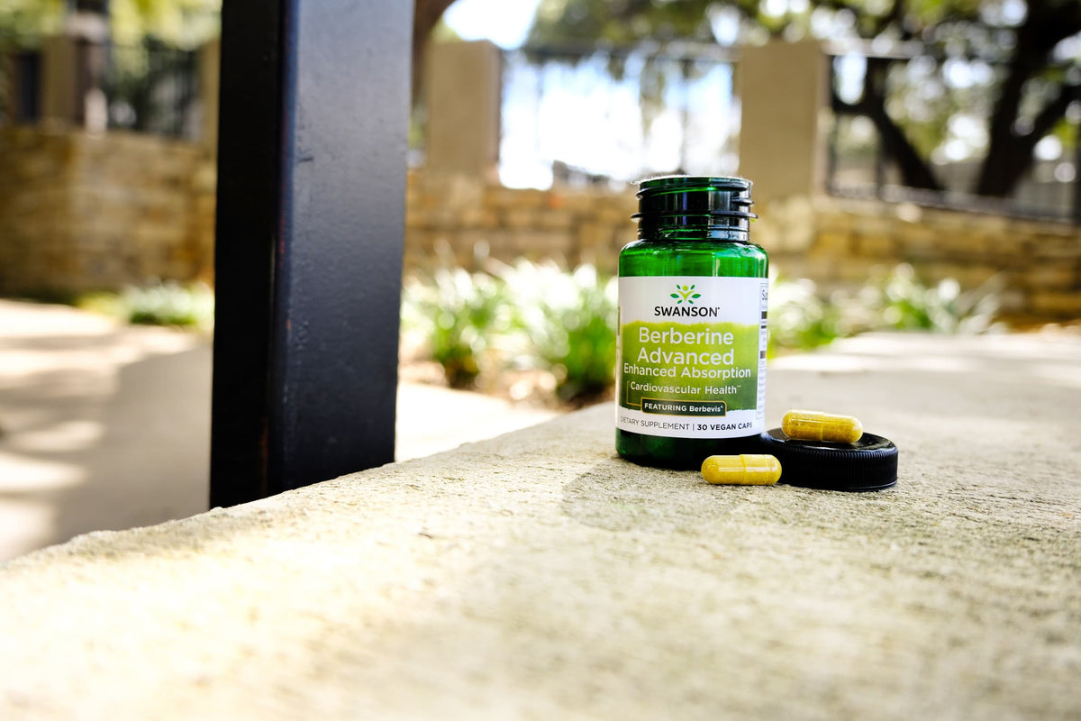 Swanson Vitamins Berberine Advanced, 30 Vegan Capsules (550 mg per Capsule) - view 5