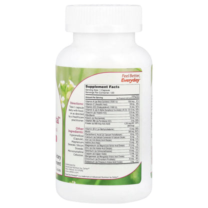 Zahler Total One Prenatal, Essential Once-Daily Prenatal, 120 Capsules - view 2