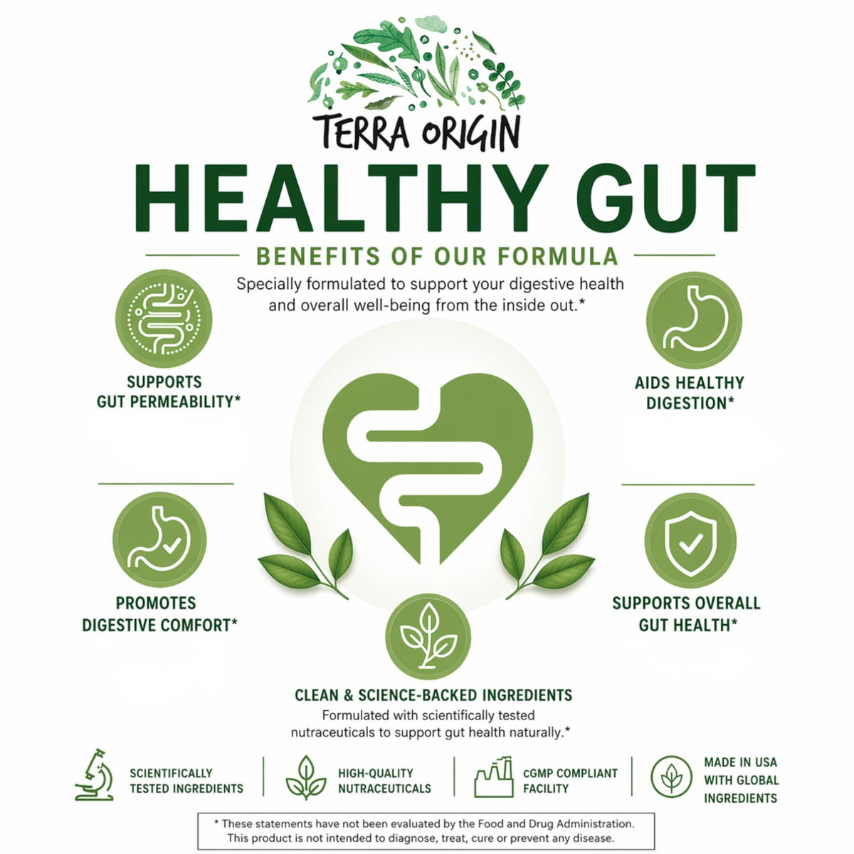 Terra Origin Healthy Gut, Watermelon, 243 g (8.57 oz) - view 3