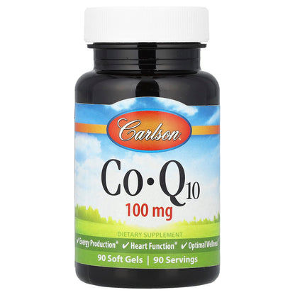 Carlson CoQ10 100 mg, 90 Soft Gels