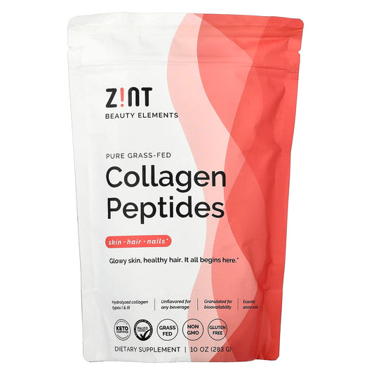 Zint Pure Grass-Fed Collagen Peptides, Unflavoured, 283 g (10 oz)