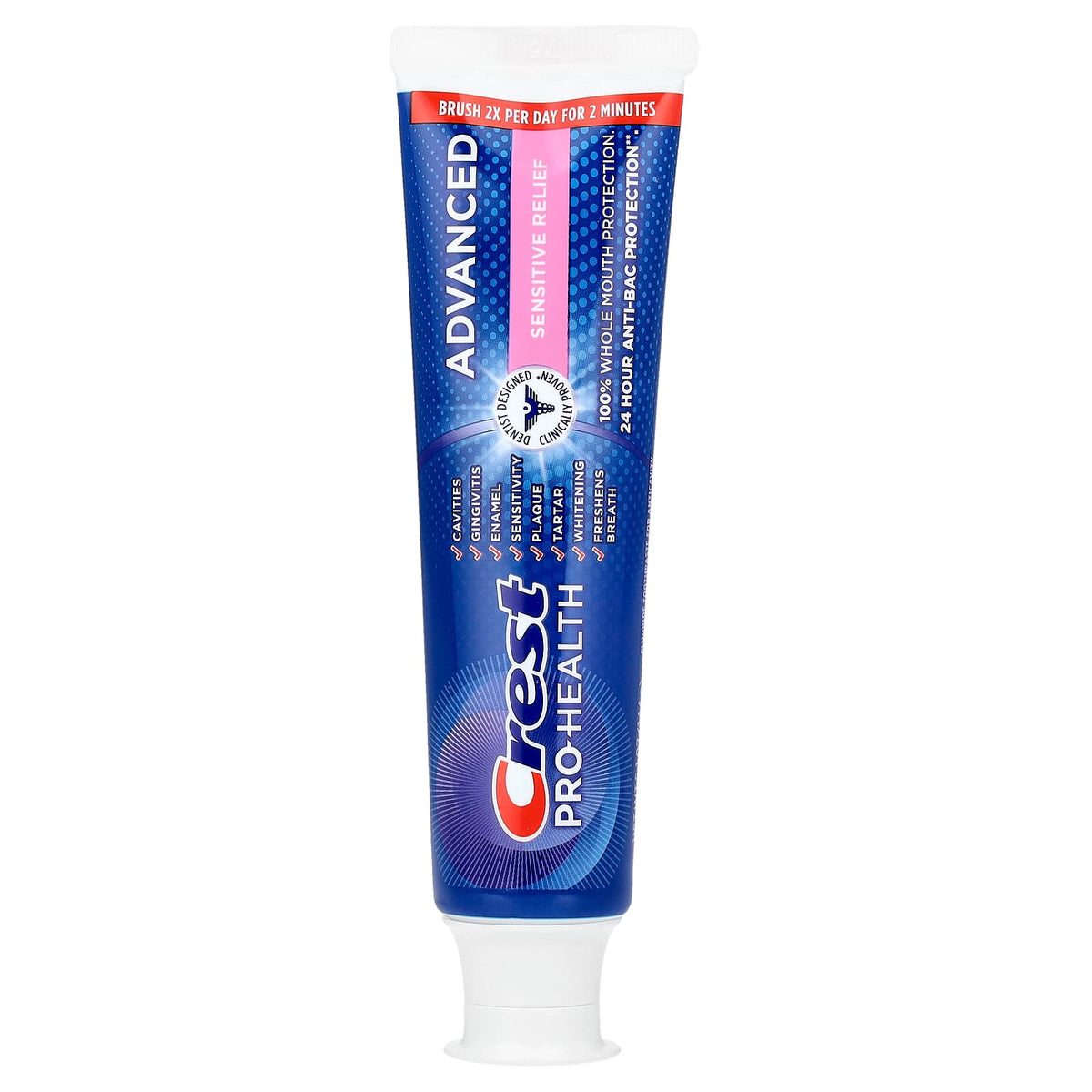 Crest Pro-Health Advanced Fluoride Toothpaste, Sensitive Relief, 144 g