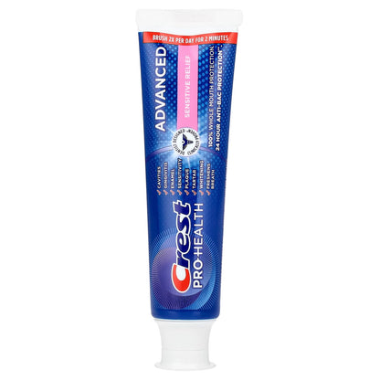 Crest Pro-Health Advanced Fluoride Toothpaste, Sensitive Relief, 144 g