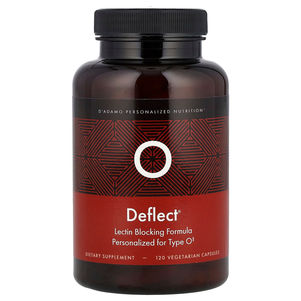 D'adamo Deflect O Lectin Blocking Formula, 120 Vegetarian Capsules — product view