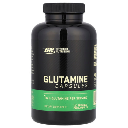 Optimum Nutrition Glutamine, 240 Capsules (0.5 g per Capsule)