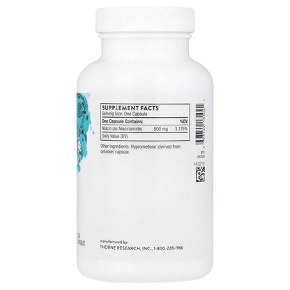 Thorne Niacinamide 500 mg, 180 Capsules - view 2