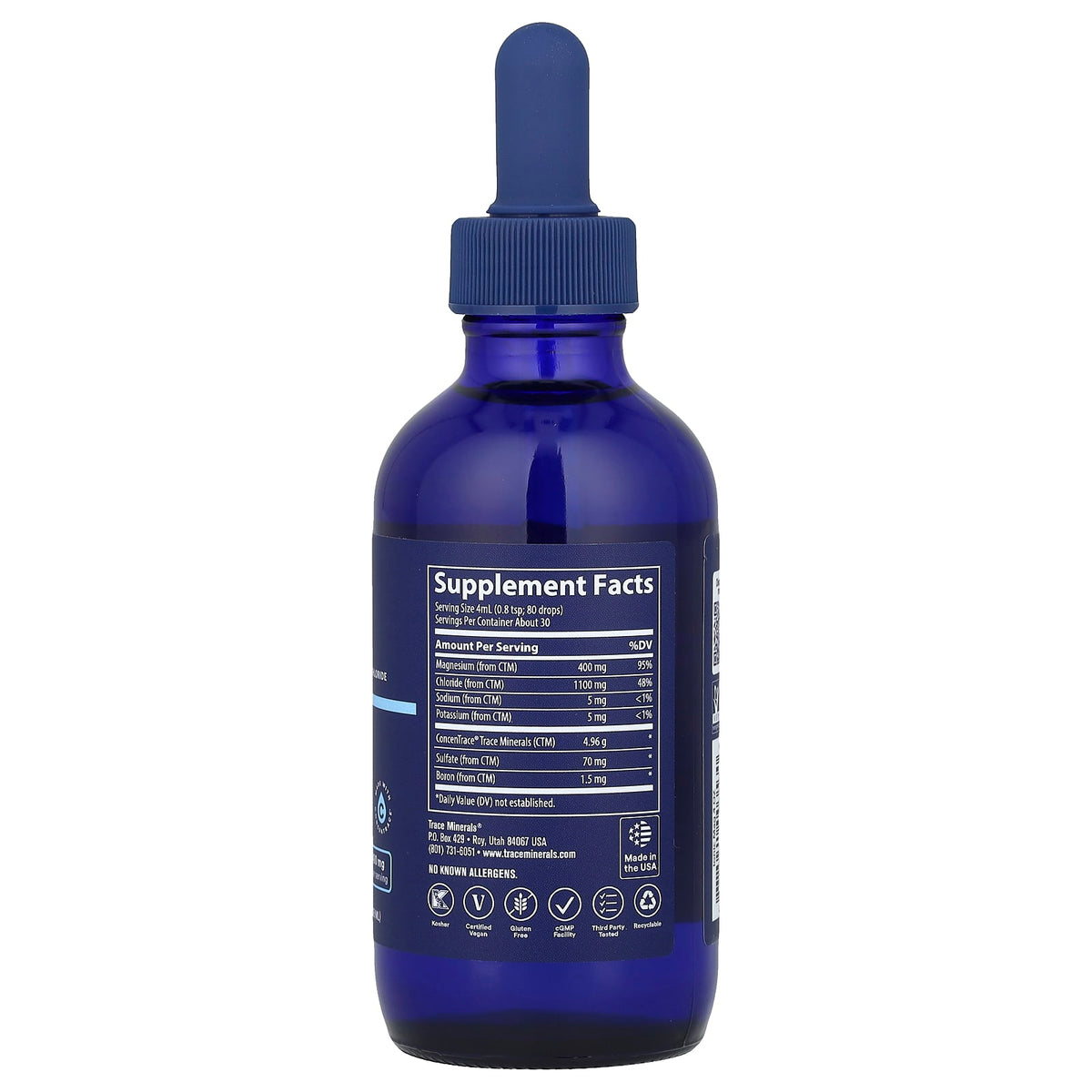 Trace Ionic Magnesium Chloride 118 ml (4 fl oz) — alternate product view