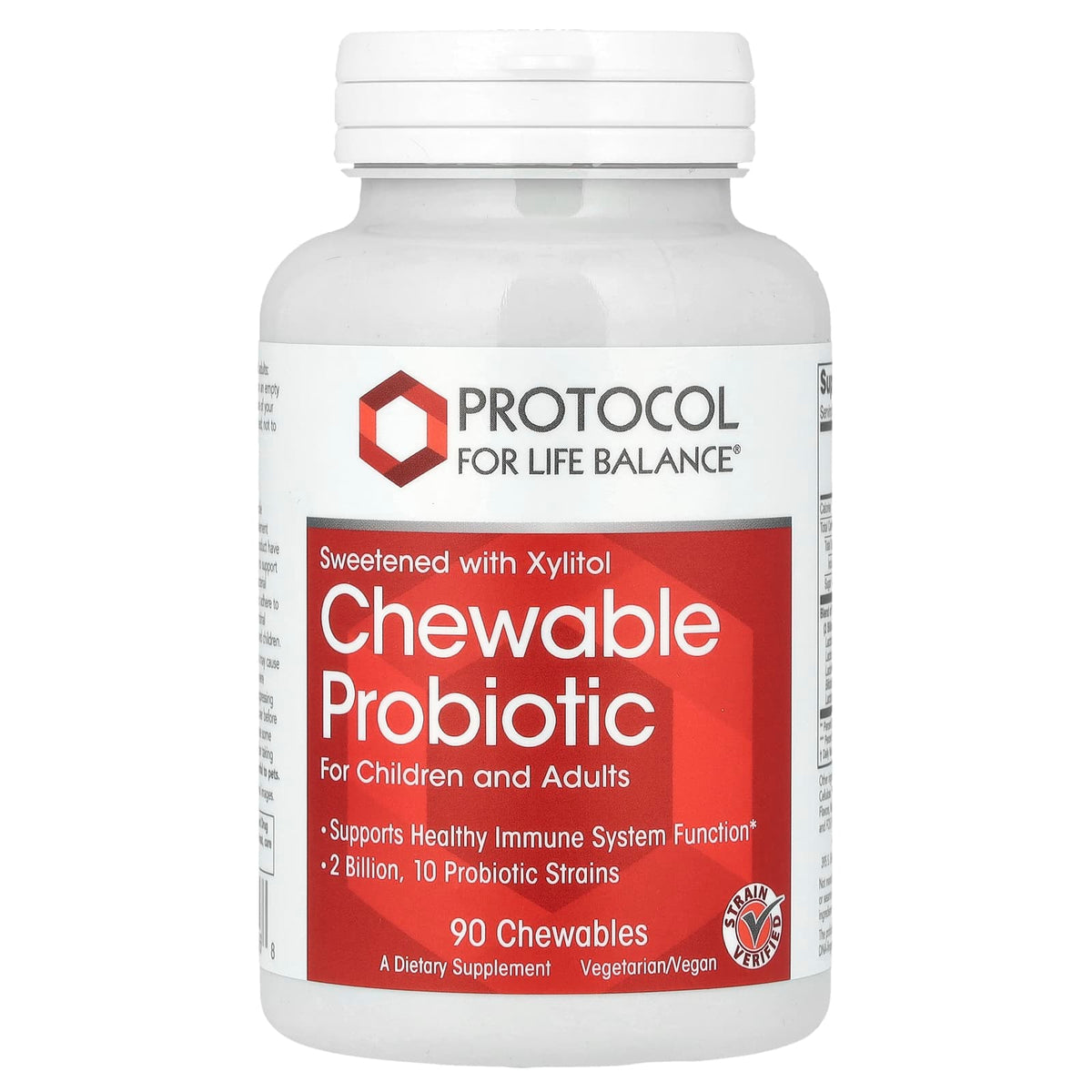 Protocol for Life Balance Chewable Probiotic, 2 Billion, 90 Chewables