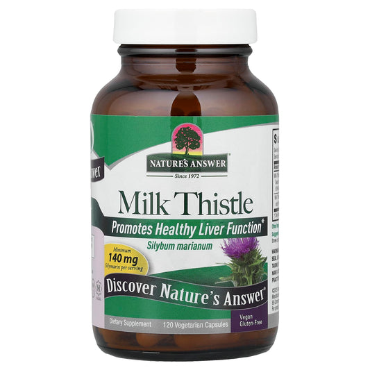 Nature's Answer Milk Thistle, 120 Vegetarian Capsules